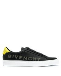 schwarze verzierte niedrige Sneakers von Givenchy