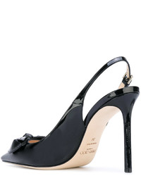 schwarze verzierte Pumps von Jimmy Choo