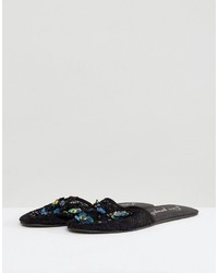 schwarze verzierte Sandalen von Free People