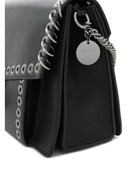 schwarze verzierte Satchel-Tasche aus Leder von Givenchy