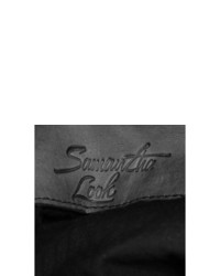 schwarze verzierte Shopper Tasche aus Leder von SAMANTHA LOOK