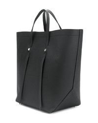 schwarze verzierte Shopper Tasche aus Leder von Calvin Klein 205W39nyc