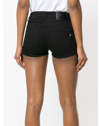 schwarze verzierte Shorts von Dondup