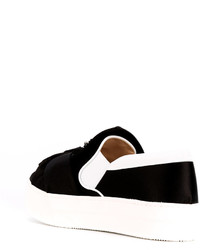 schwarze verzierte Slip-On Sneakers von No.21