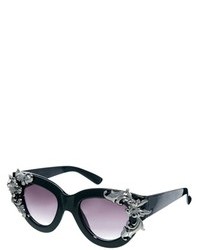 schwarze verzierte Sonnenbrille von Asos