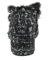 schwarze verzierte Tweed Pumps von Jeffrey Campbell