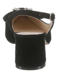 schwarze verzierte Wildleder Pumps von Betty Barclay Shoes