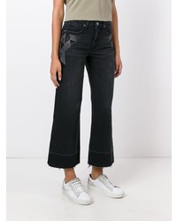 schwarze weite Hose aus Jeans von Sandrine Rose