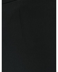 schwarze weite Hose aus Seide von Armani Collezioni