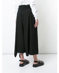 schwarze weite Hose von Yohji Yamamoto