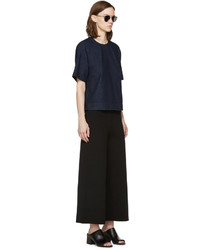 schwarze weite Hose von Stella McCartney