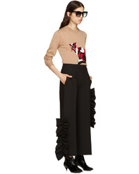 schwarze weite Hose von MSGM