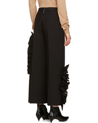 schwarze weite Hose von MSGM