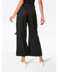 schwarze weite Hose von Simone Rocha