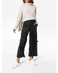 schwarze weite Hose von Simone Rocha