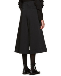 schwarze weite Hose von Comme des Garcons