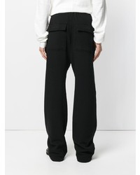 schwarze weite Hose von Rick Owens DRKSHDW