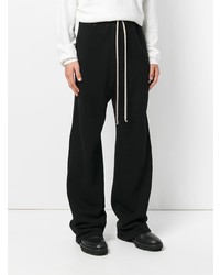 schwarze weite Hose von Rick Owens DRKSHDW