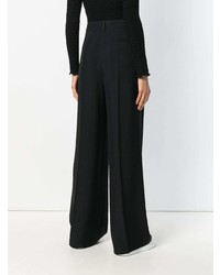 schwarze weite Hose von T by Alexander Wang