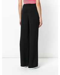 schwarze weite Hose von T by Alexander Wang