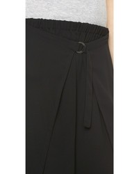 schwarze weite Hose von DKNY
