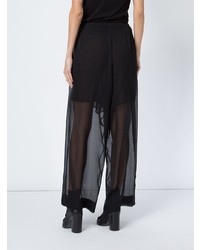 schwarze weite Hose von Masnada