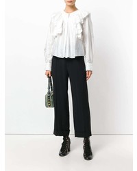 schwarze weite Hose von Chloé