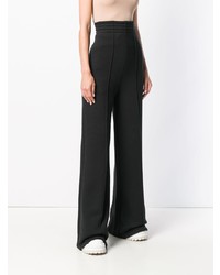 schwarze weite Hose von T by Alexander Wang