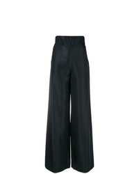 schwarze weite Hose von William Vintage