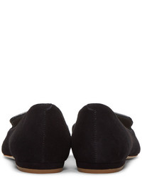 schwarze Wildleder Ballerinas von Sophia Webster