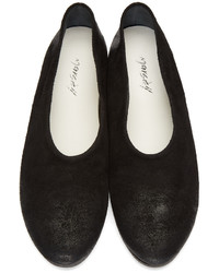 schwarze Wildleder Ballerinas von Marsèll