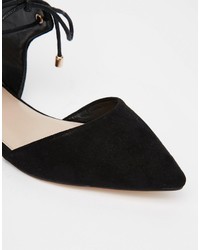 schwarze Wildleder Ballerinas von Carvela