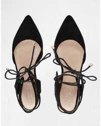 schwarze Wildleder Ballerinas von Carvela