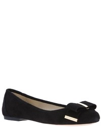 schwarze Wildleder Ballerinas von MICHAEL Michael Kors