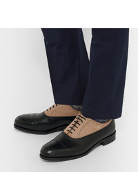 schwarze Wildleder Brogues von Grenson