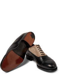 schwarze Wildleder Brogues von Grenson