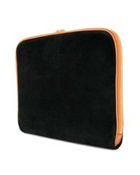 schwarze Wildleder Clutch Handtasche von TOMORROWLAND