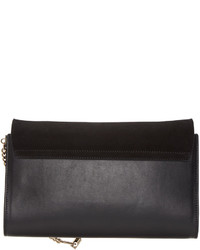 schwarze Wildleder Clutch von Chloé