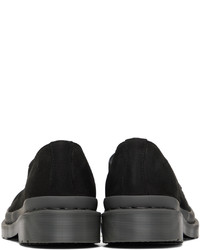 schwarze Wildleder Derby Schuhe von Dr. Martens