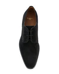 schwarze Wildleder Derby Schuhe von Givenchy