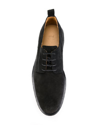 schwarze Wildleder Derby Schuhe von AMI Alexandre Mattiussi