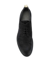 schwarze Wildleder Derby Schuhe von Officine Creative