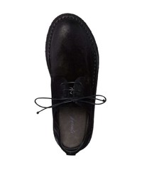 schwarze Wildleder Derby Schuhe von Marsèll