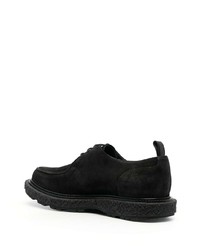 schwarze Wildleder Derby Schuhe von Officine Creative