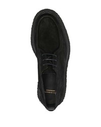 schwarze Wildleder Derby Schuhe von Officine Creative