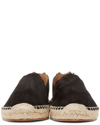 schwarze Wildleder Espadrilles von Chloé