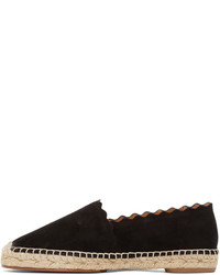 schwarze Wildleder Espadrilles von Chloé