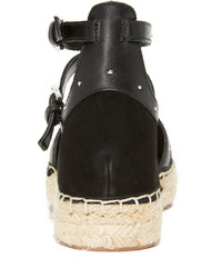 schwarze Wildleder Espadrilles von Rebecca Minkoff