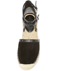 schwarze Wildleder Espadrilles von Rebecca Minkoff