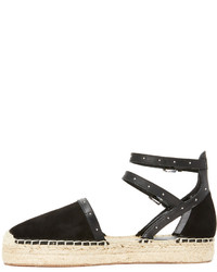 schwarze Wildleder Espadrilles von Rebecca Minkoff